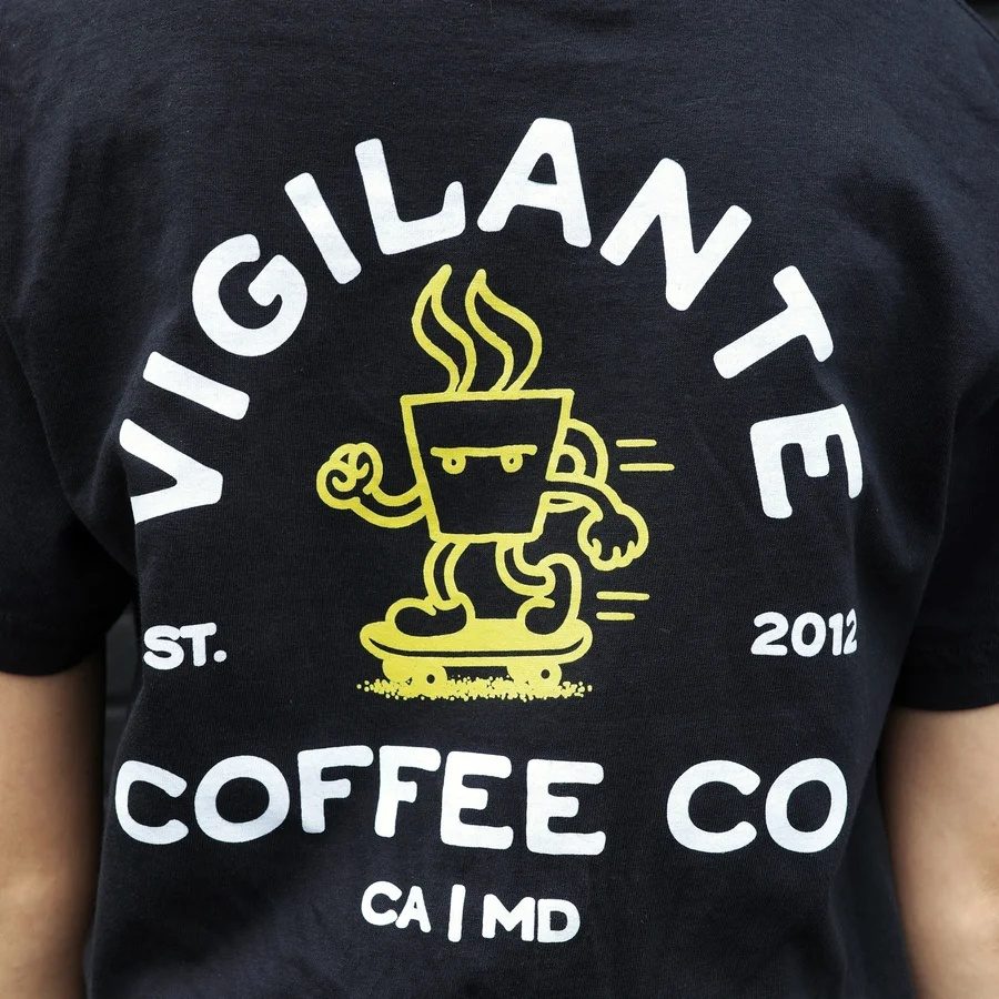 Skater Logo Tee t-shirt from Vigilante Coffee