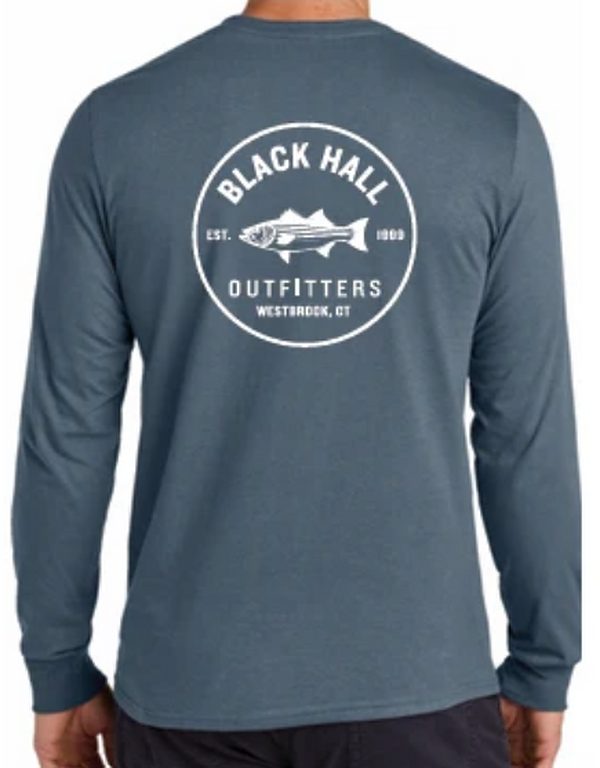 BHO 2026 Striper Logo Long Sleeve T-Shirt t-shirt from Black Hall Outfitters