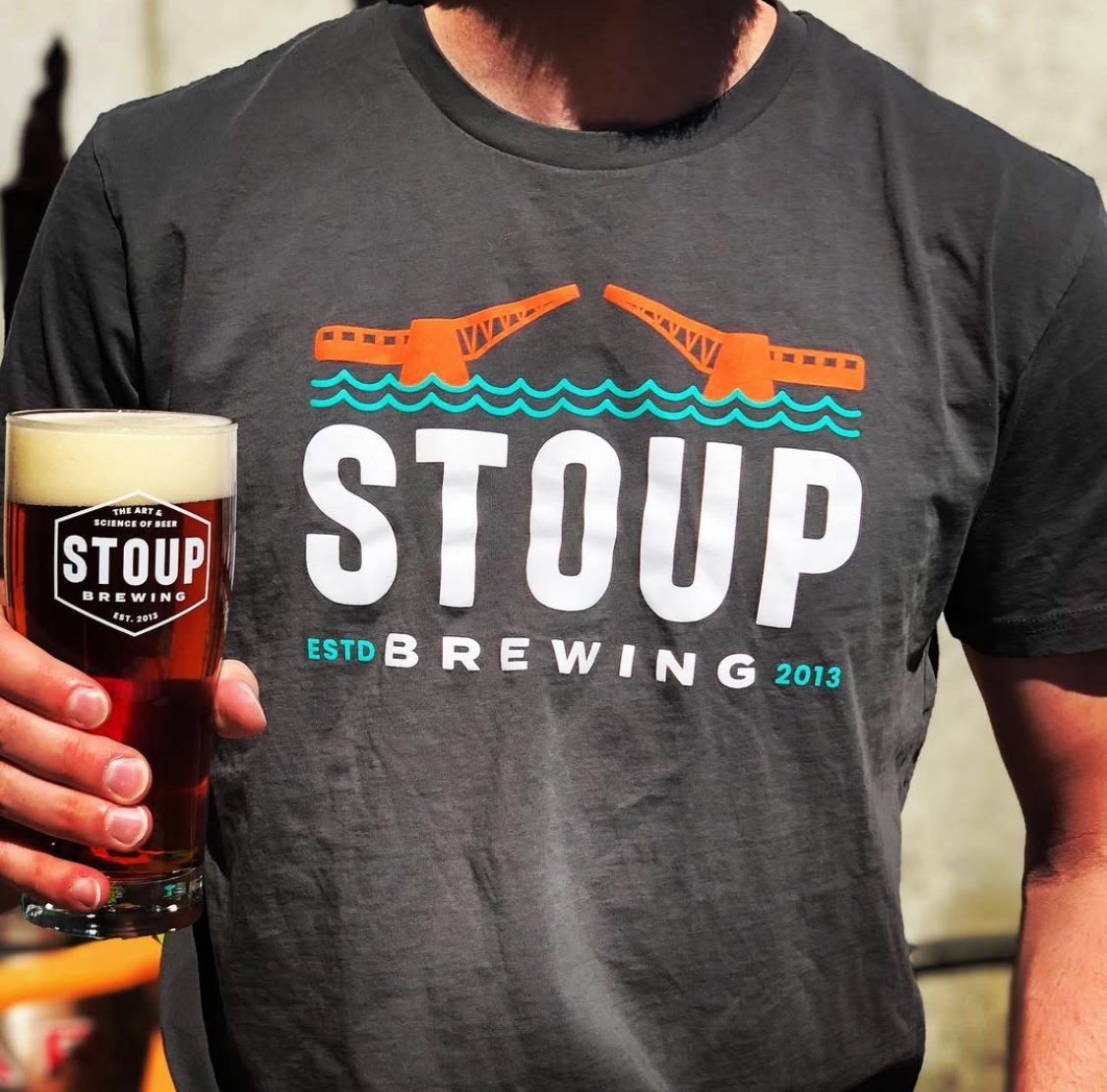 Ballard Black Logo Tee t-shirt from Stoup Brewing