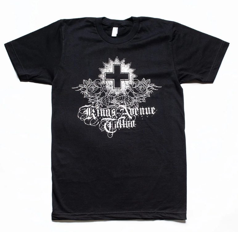 Sacred Rose Tee t-shirt from Kings Avenue Tattoo
