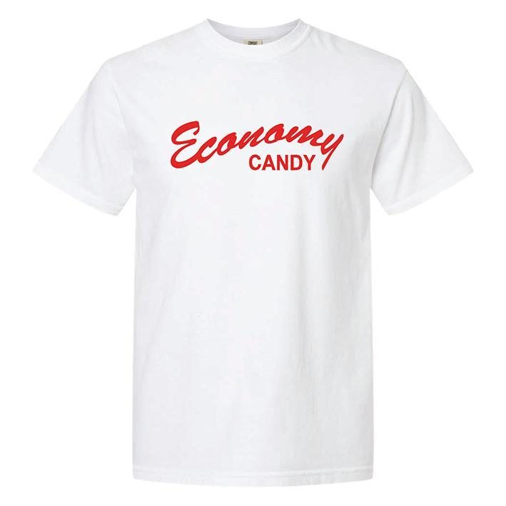 Economy Candy Script Logo T-Shirt t-shirt from Economy Candy